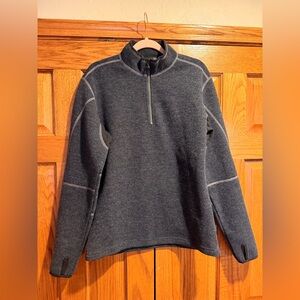 Kuhl Men's Charcoal Zip-Up Sweater